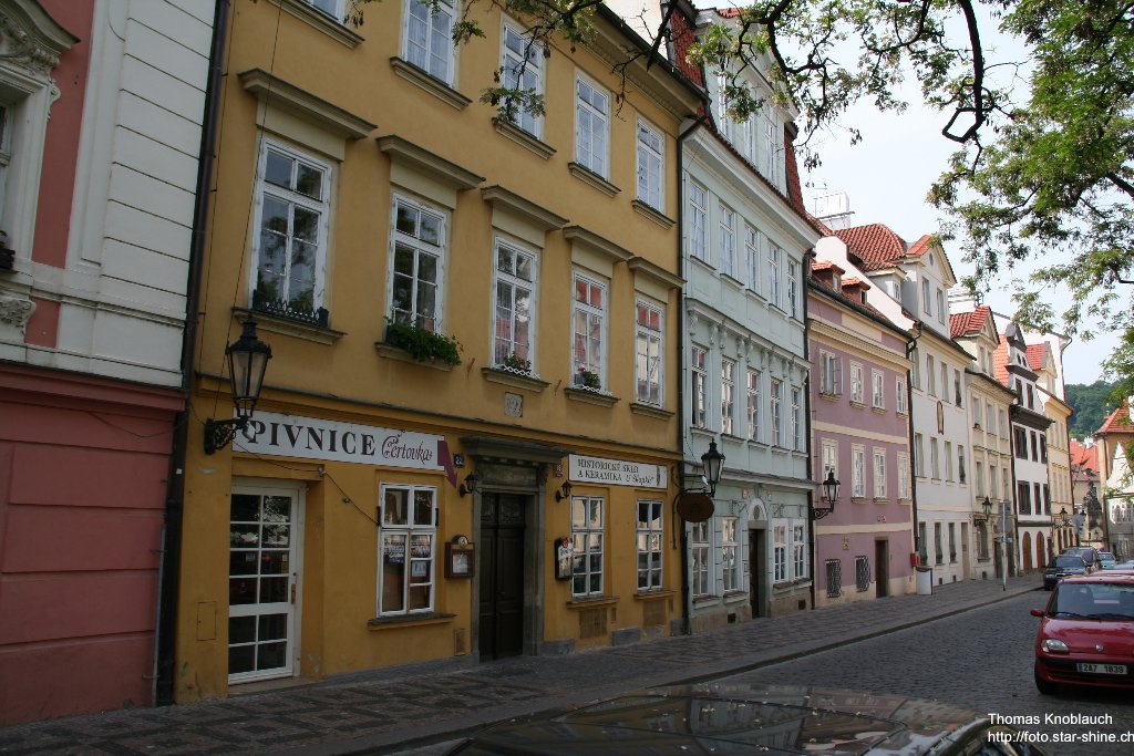 Alleyway in Prague, Czechia